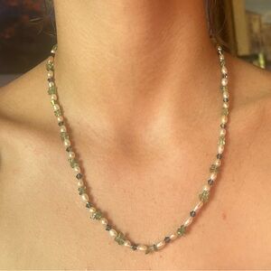 Handcrafted freshwater pearl necklace
